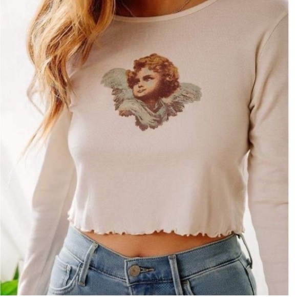 Urban Outfitters Truly Madly Deeply Los Angeles Angel Top 😇 - Picture 2 of 9